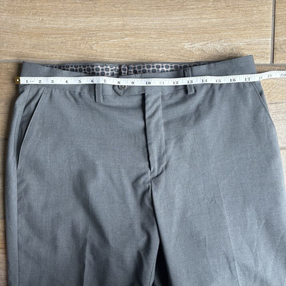 Michael Kors Mens Size 34x30 Dress Pants Gray Classic Fit Performance - Picture 8 of 15
